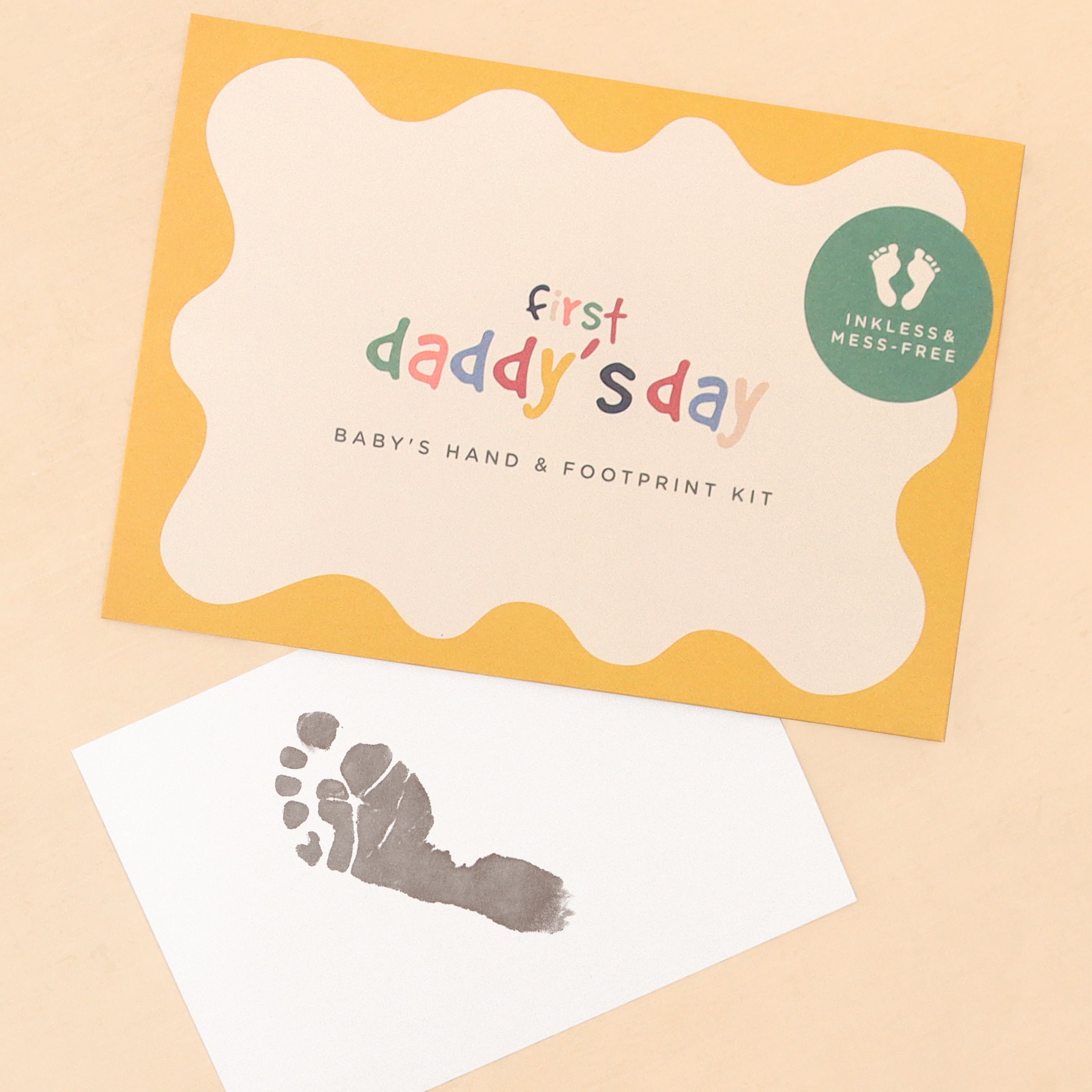 First Father's Day- Baby's Footprint Kit