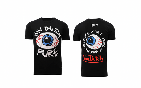 Von Dutch x Pure Single Eye Tee Black 