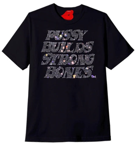 OG RHINESTONE PBSB TSHIRT- BLACK