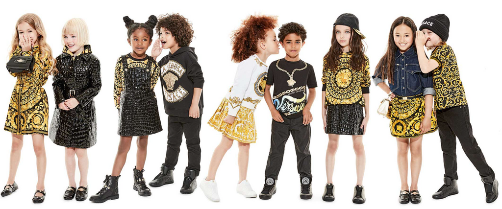 versace kids dresses