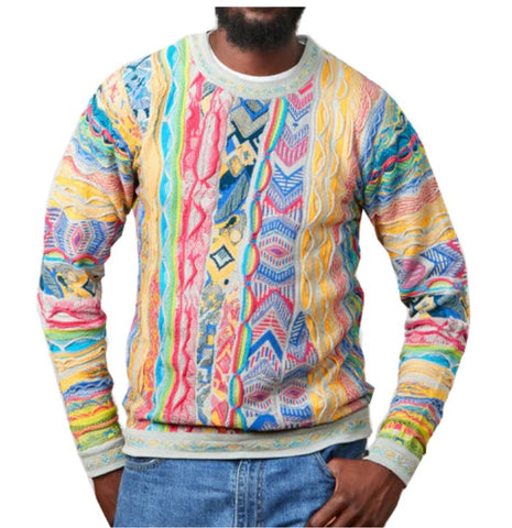 coogi knit sweater multi at pure atlanta