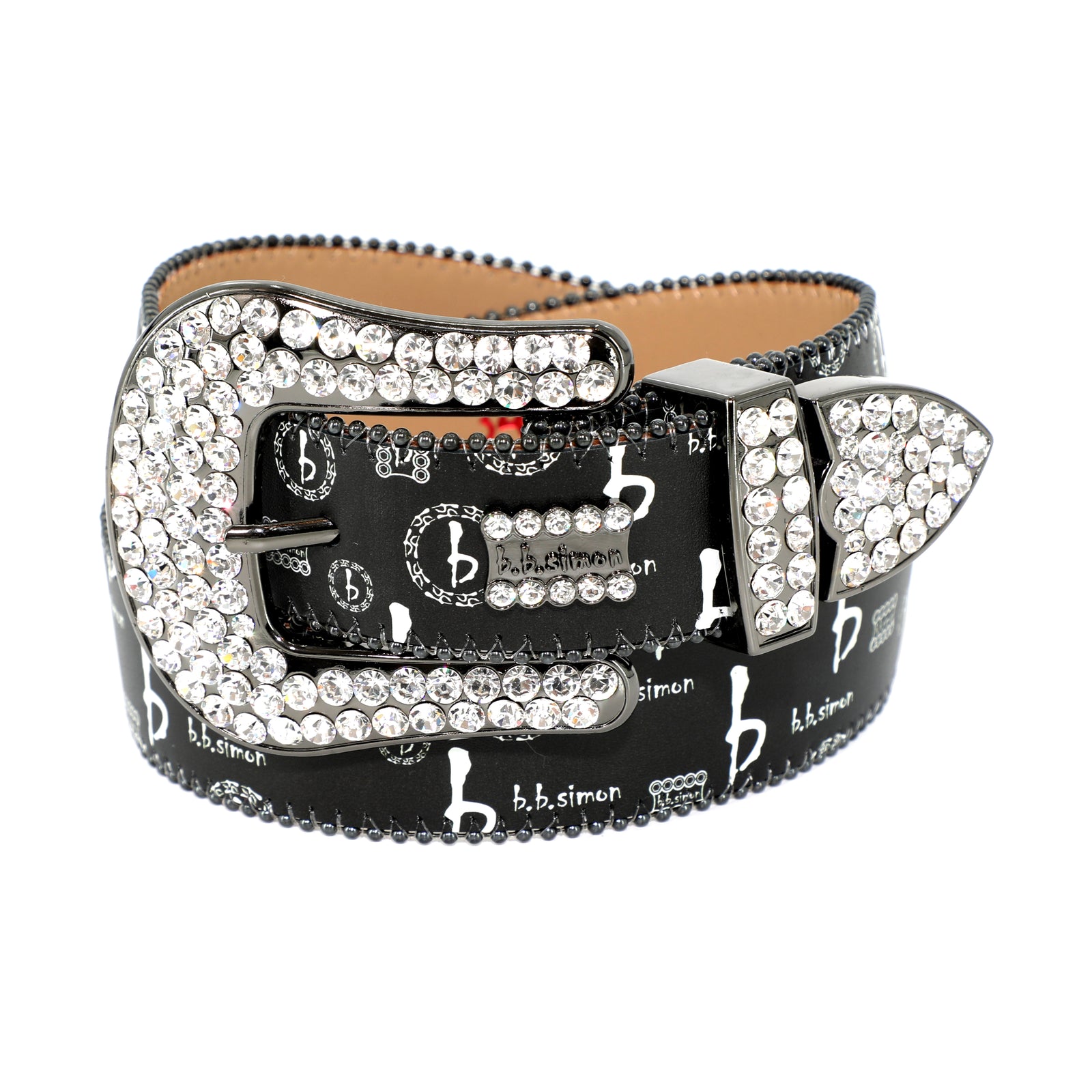 designer belt with gems