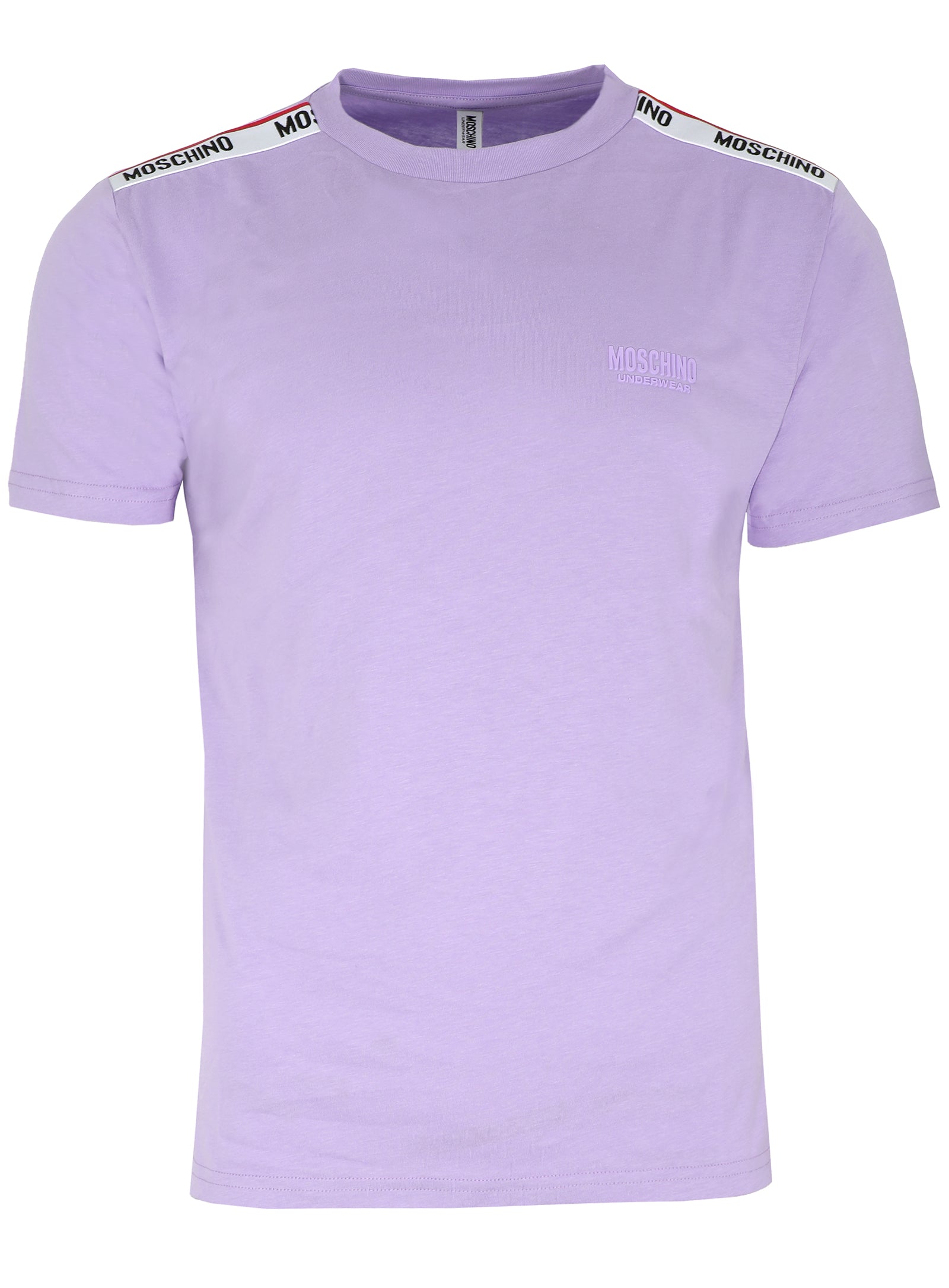 MOSCHINO LOGO BAND TEE - PURPLE