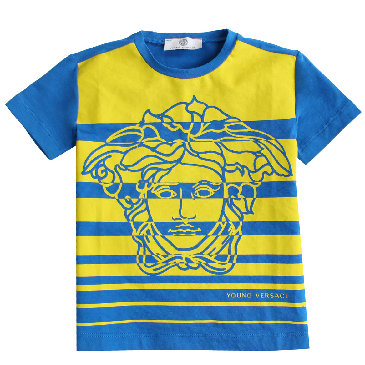 Fendi Boys Yellow 'Monster' Logo T-shirt – Petit New York