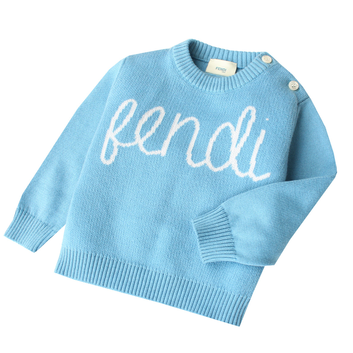 blue baby sweater
