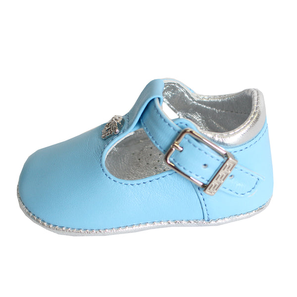 Young Versace Baby Boy Crib Shoes-Light 