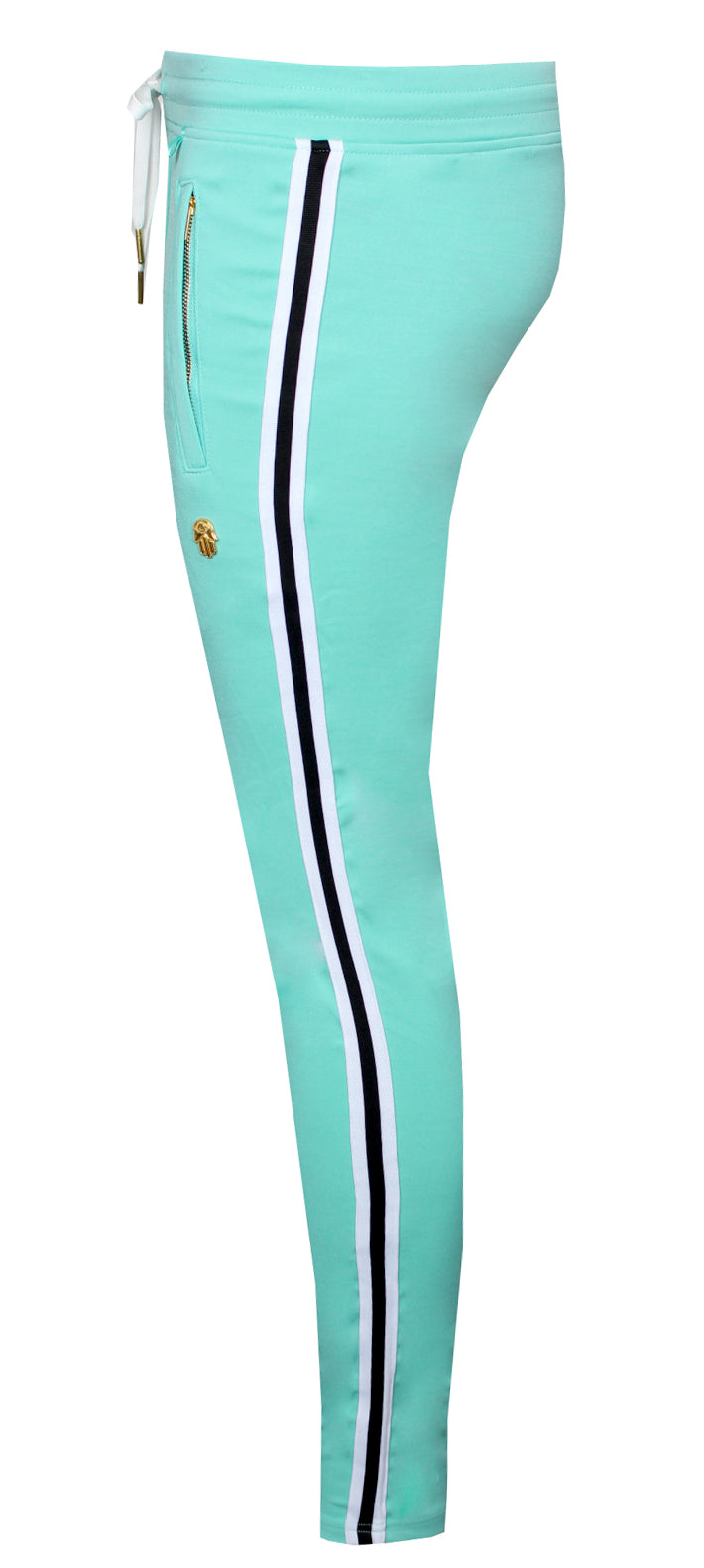 mint green track pants