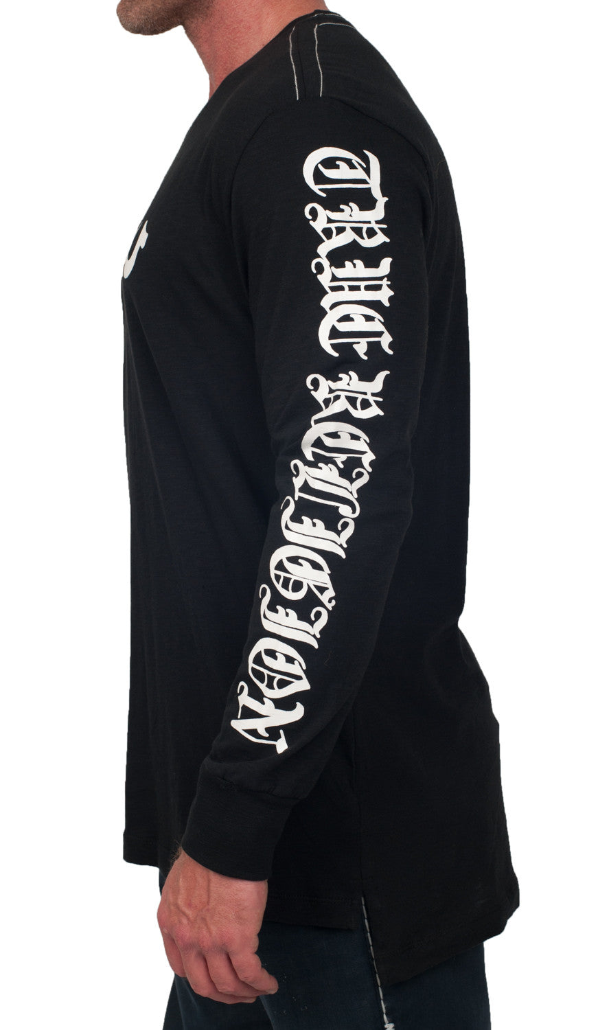 true religion black long sleeve