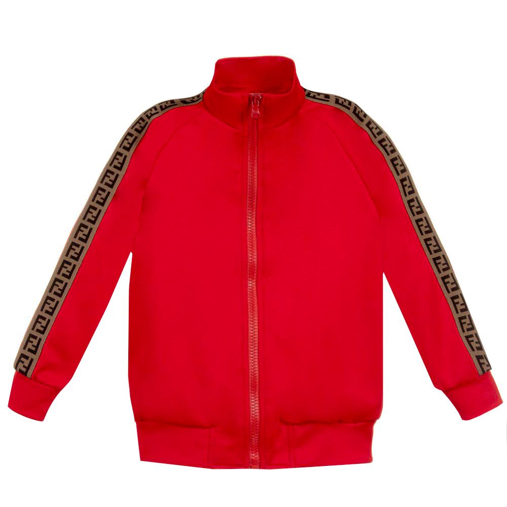 fendi logo track jacket