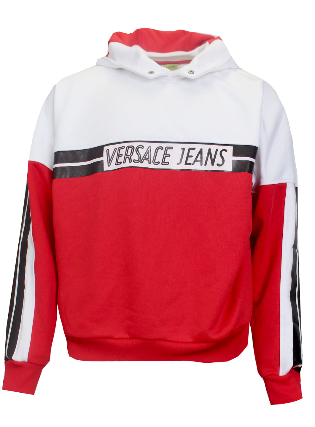 red versace hoodie