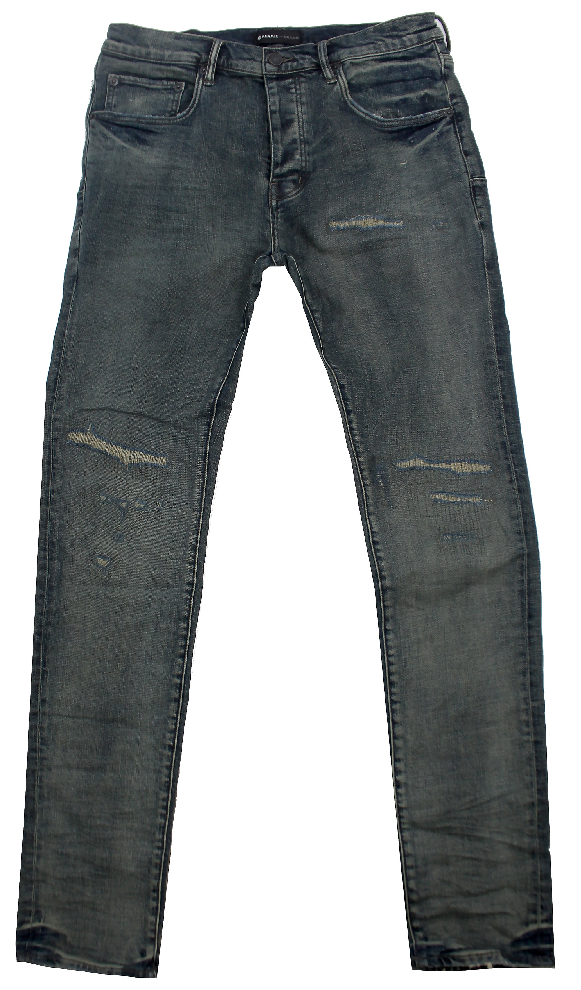 NWT Grey Purple Brand Iridescent Painter Grey Jeans Size 36 $320