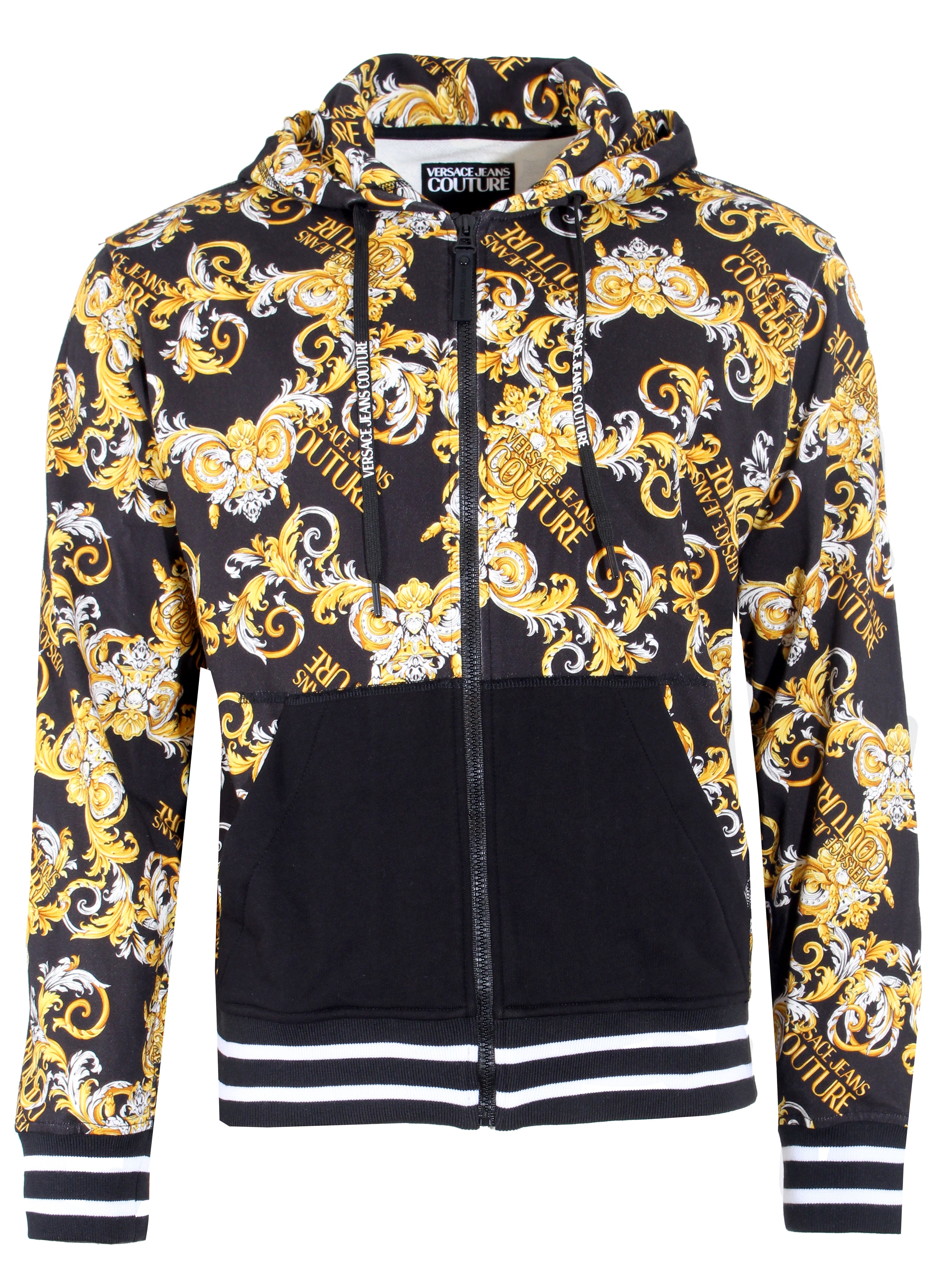 Men's Versace Couture Print Allover Zip up Hoodie – PureAtlanta.com