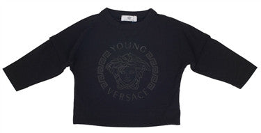 Boys Crewneck Sweatshirt (Black) – PureAtlanta.com