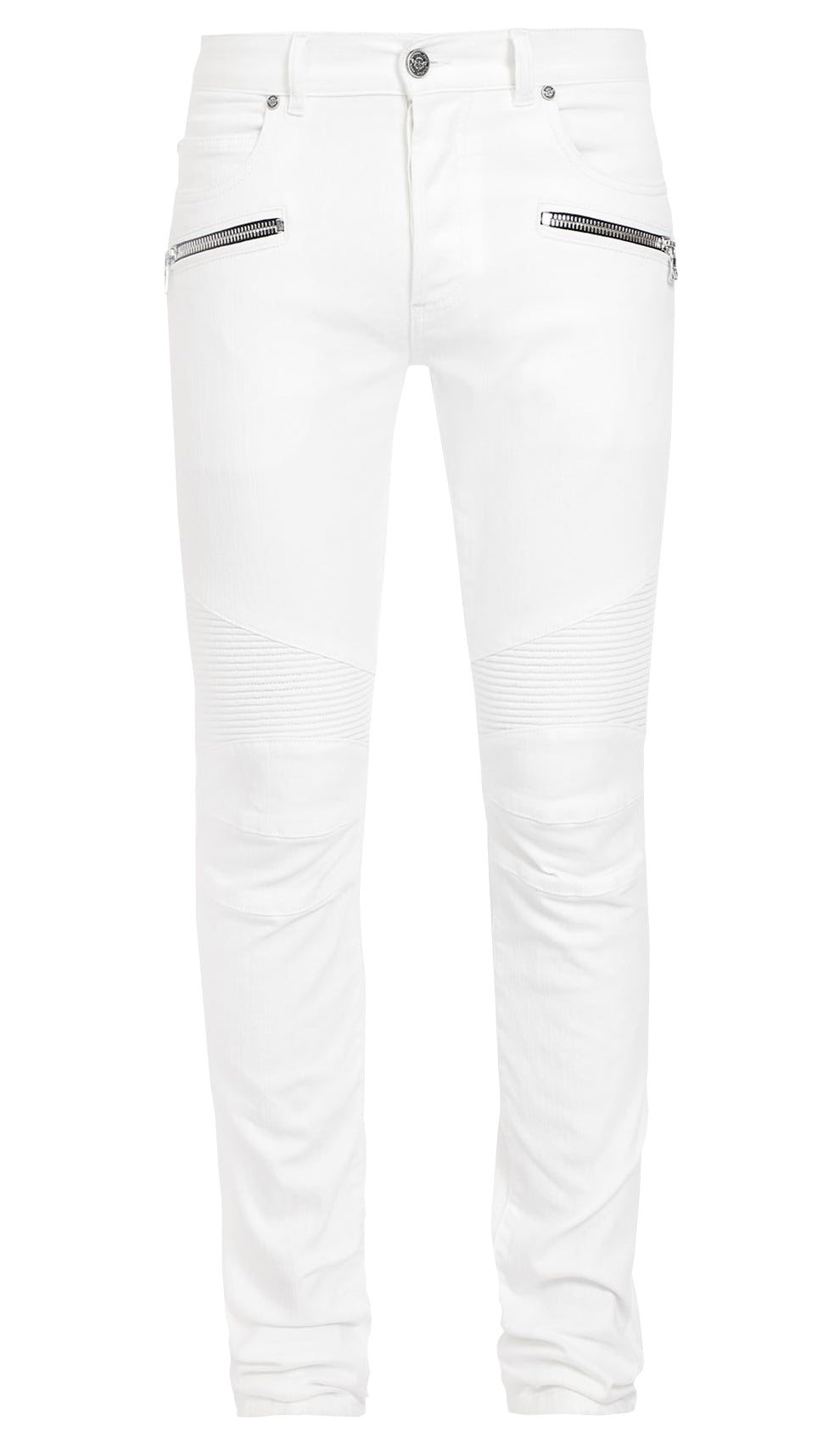 Balmain Monogram Embossed Pocket Slim Jean Balmain