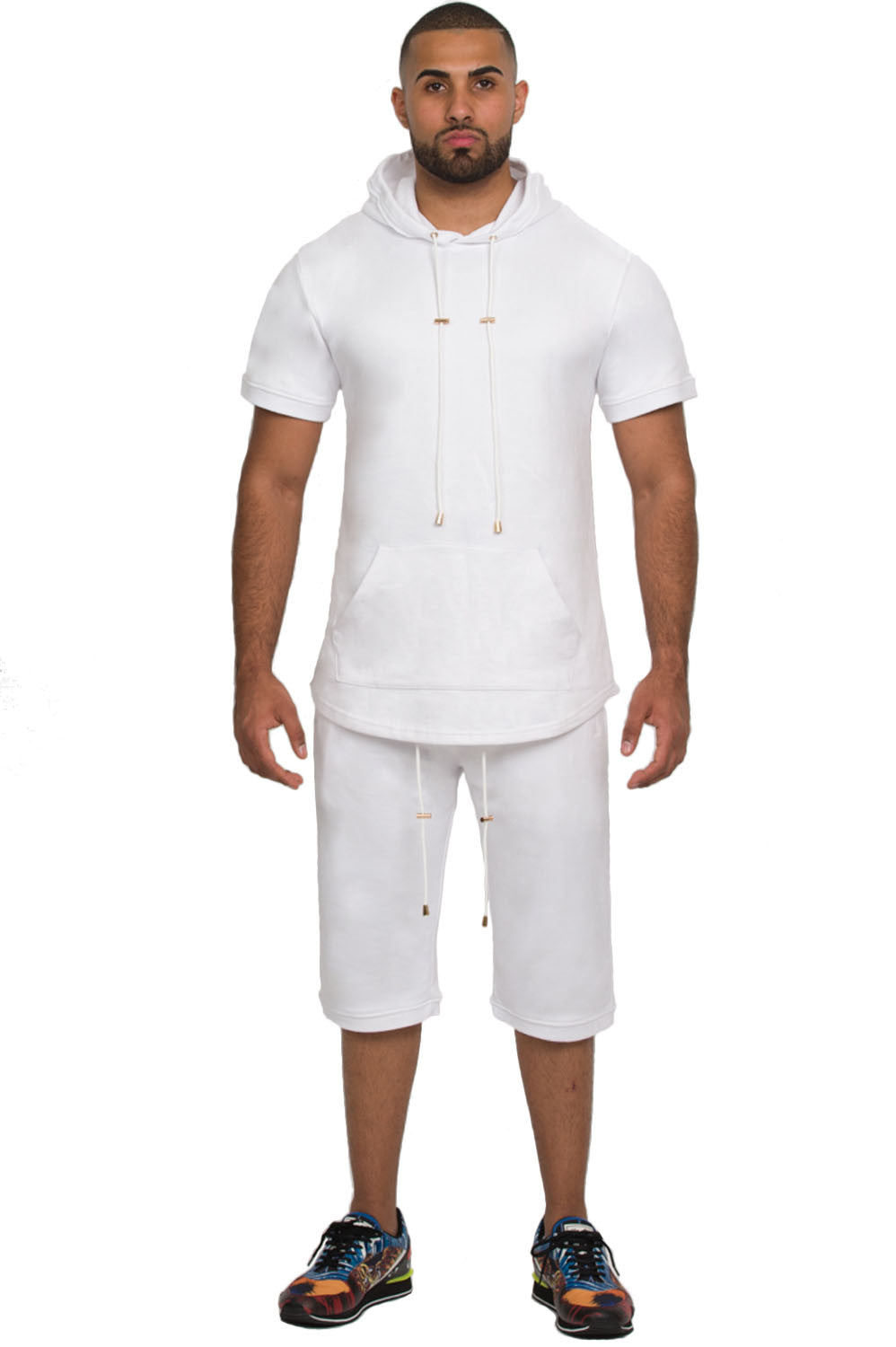 Alibi Paris Elongated White Hoodie | Pure Atlanta – PureAtlanta.com