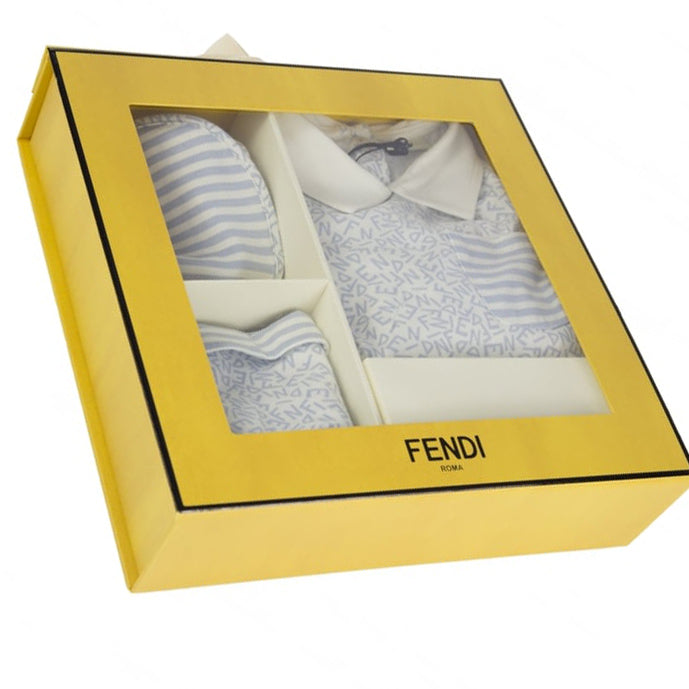 Fendi | Baby Boy 3PC Gift Box 