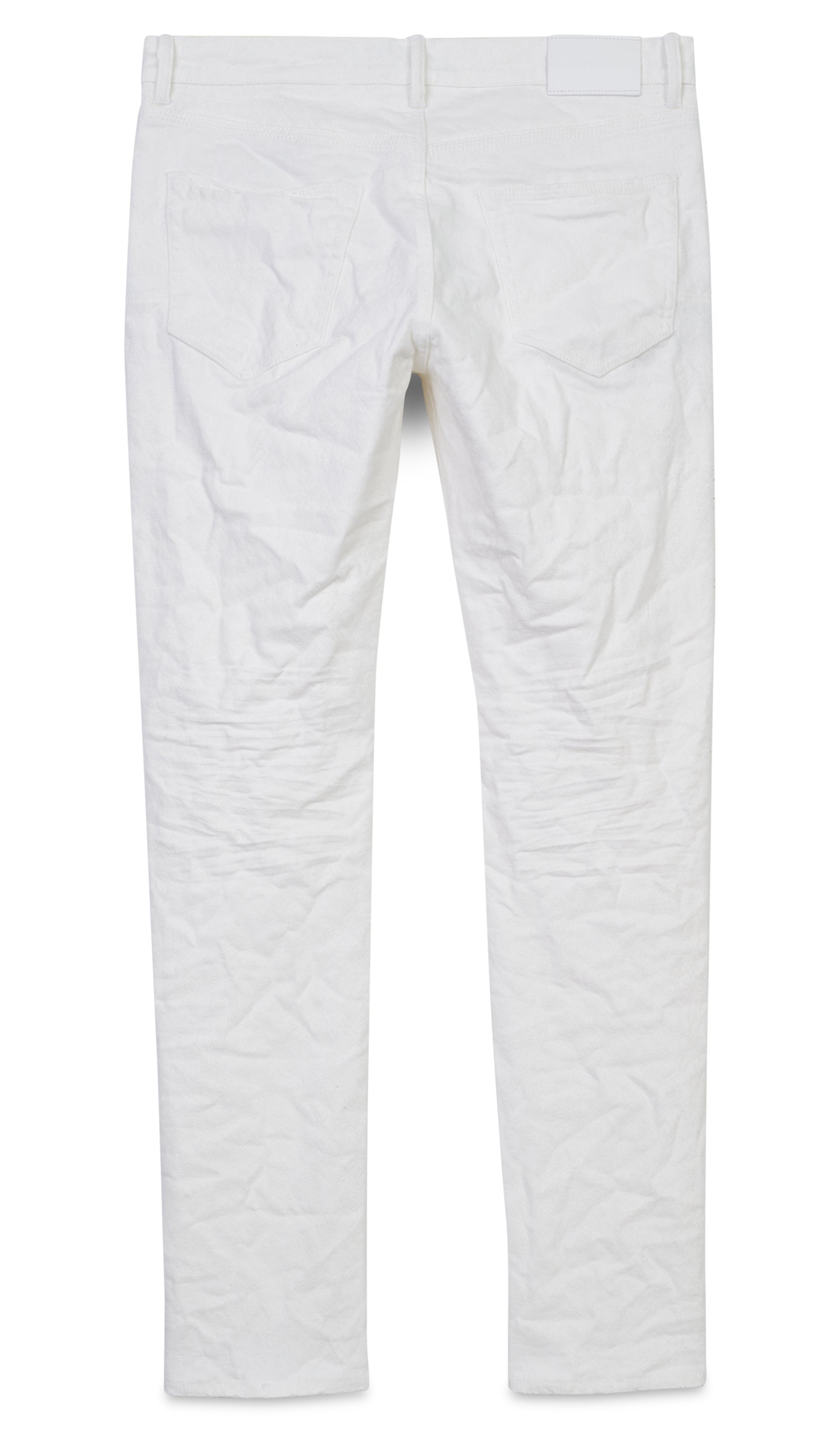 WHITE FLOCKED SNAKE DENIM - PureAtlanta.com