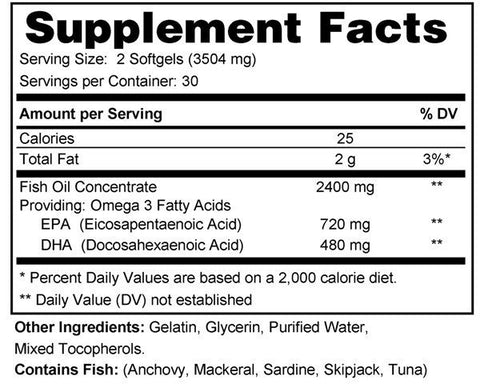 epa/dha support supplement facts