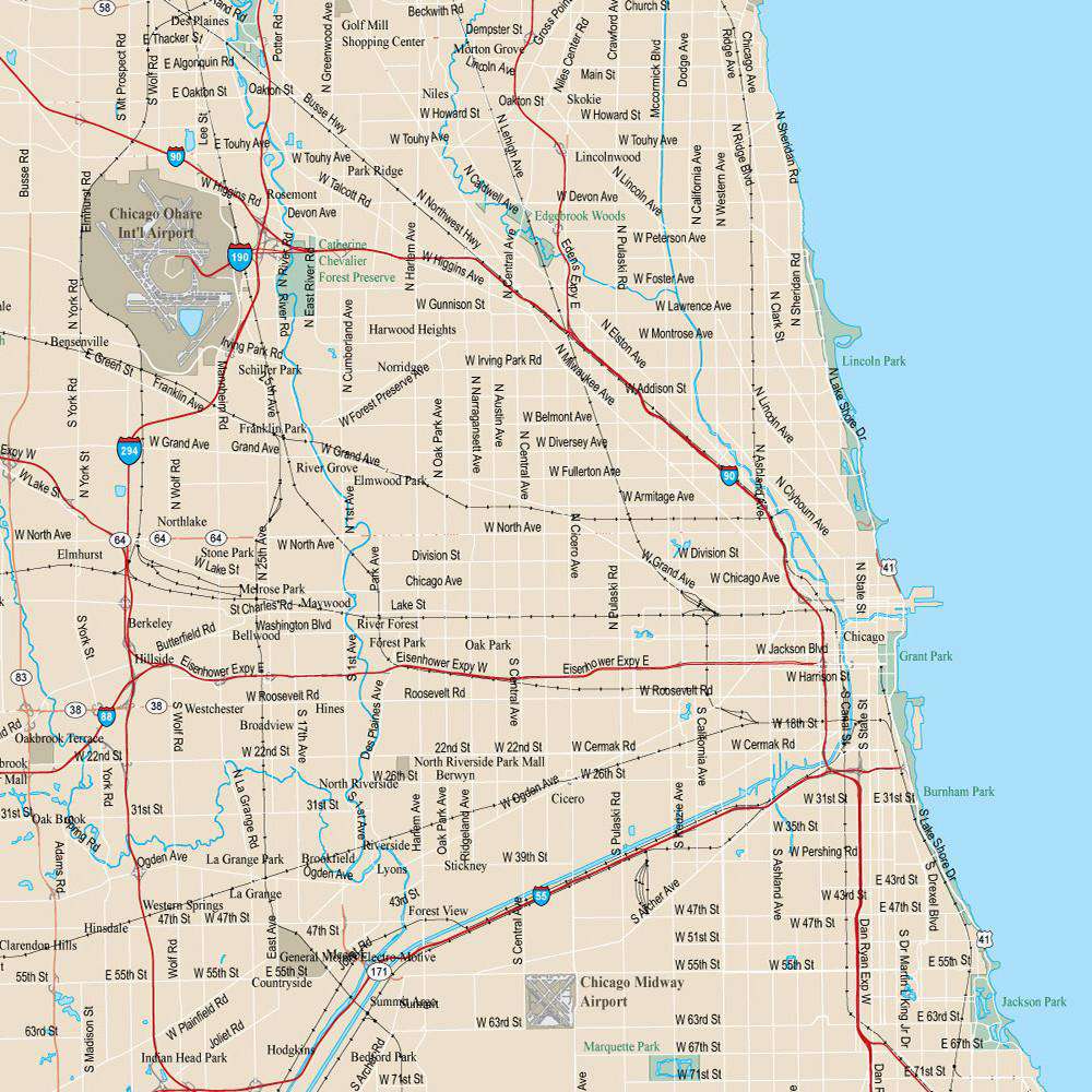 Chicagoland Map | World Map 07