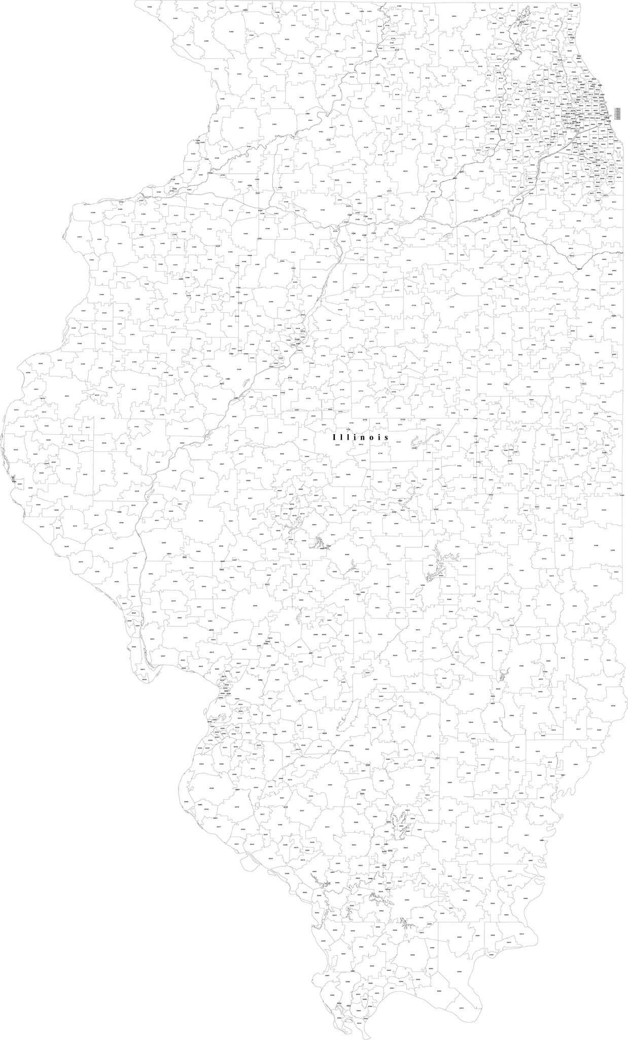 illinois-vector-map-5-digit-zip-codes