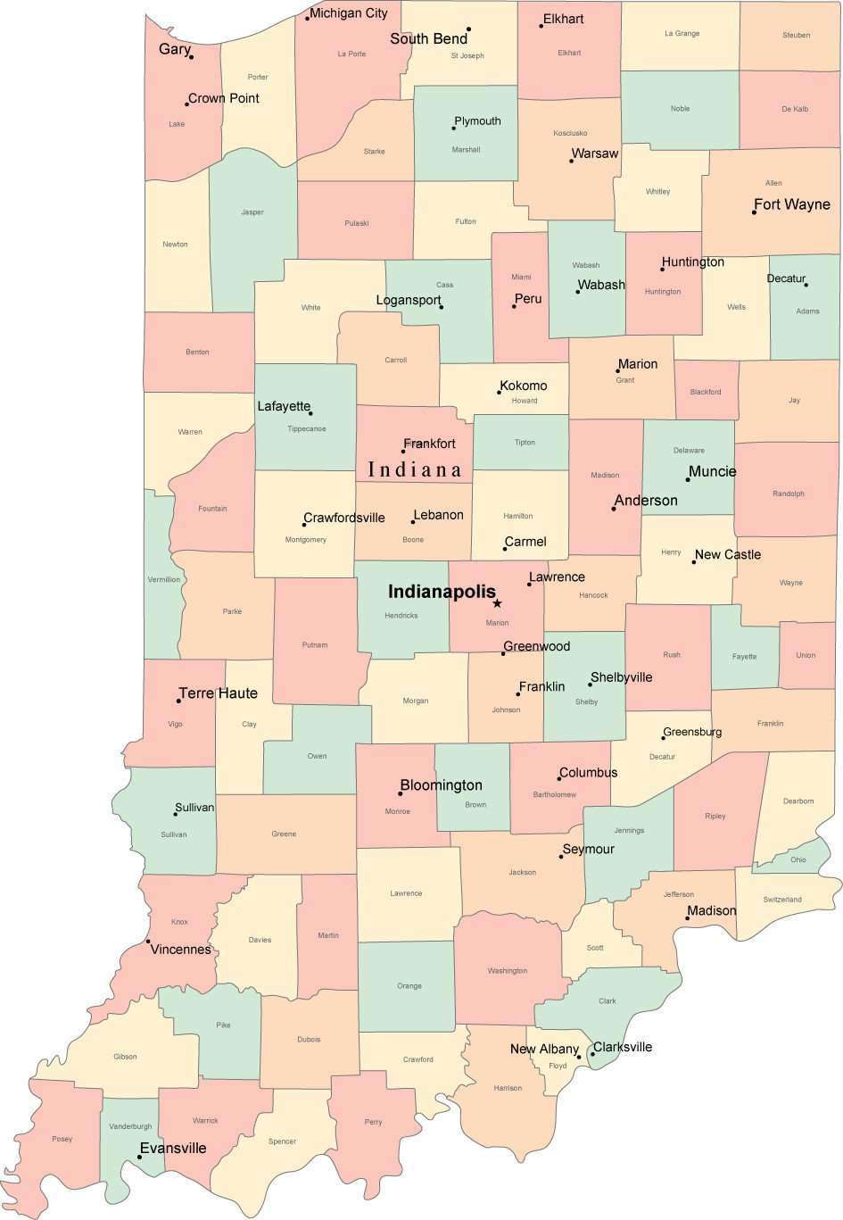large-indiana-county-map