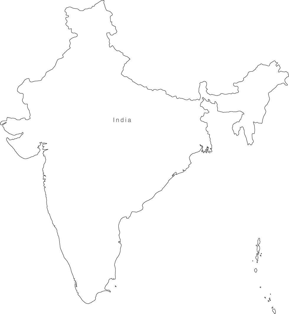 Индия на контурной карте. Контурная карта Индии. Карта Индии географическая контурная. Контурная карта Индии 11 класс география. Политическая контурная карта Индии.
