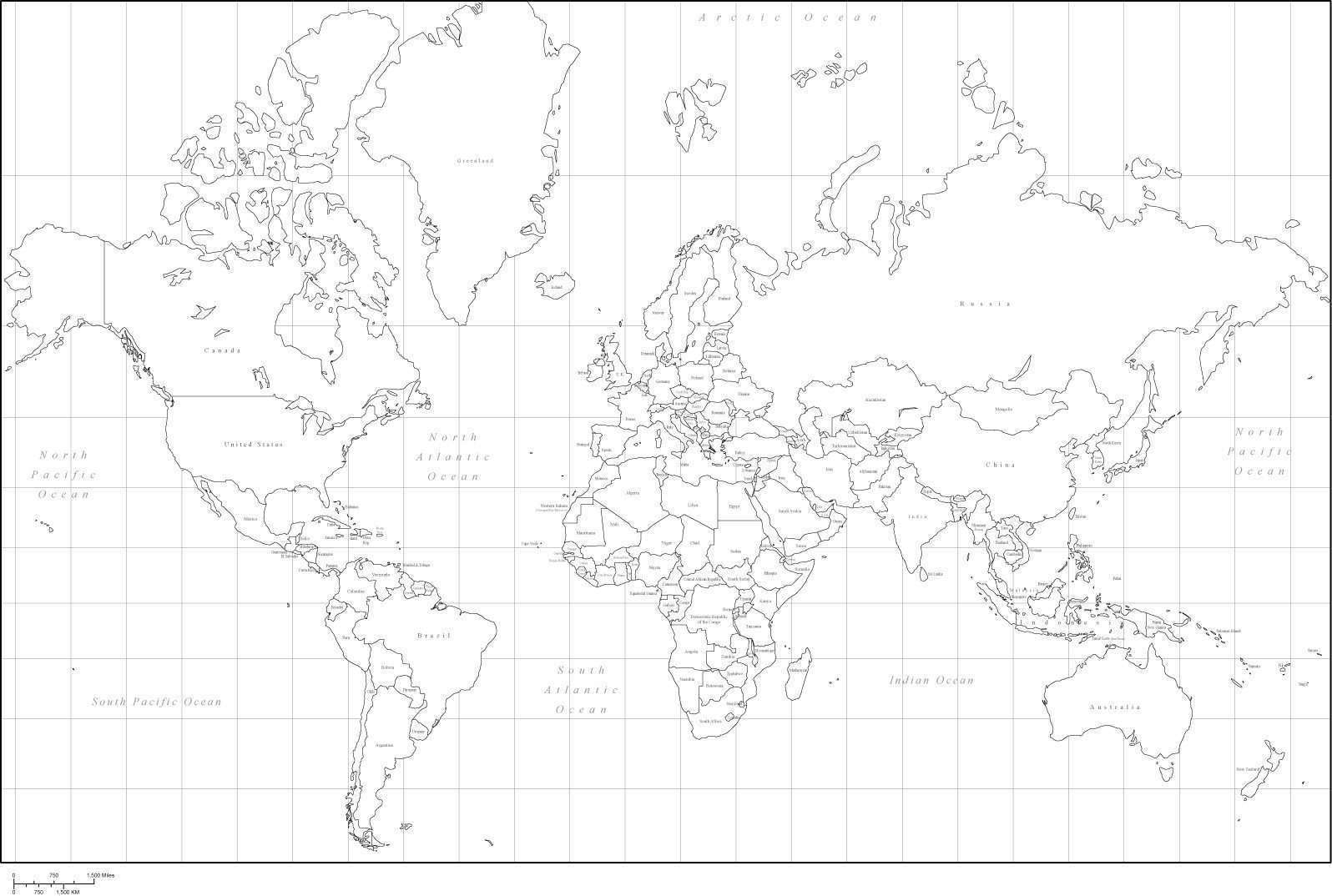 Mercator Map Of The World