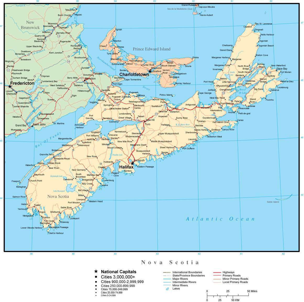 nova scotia map