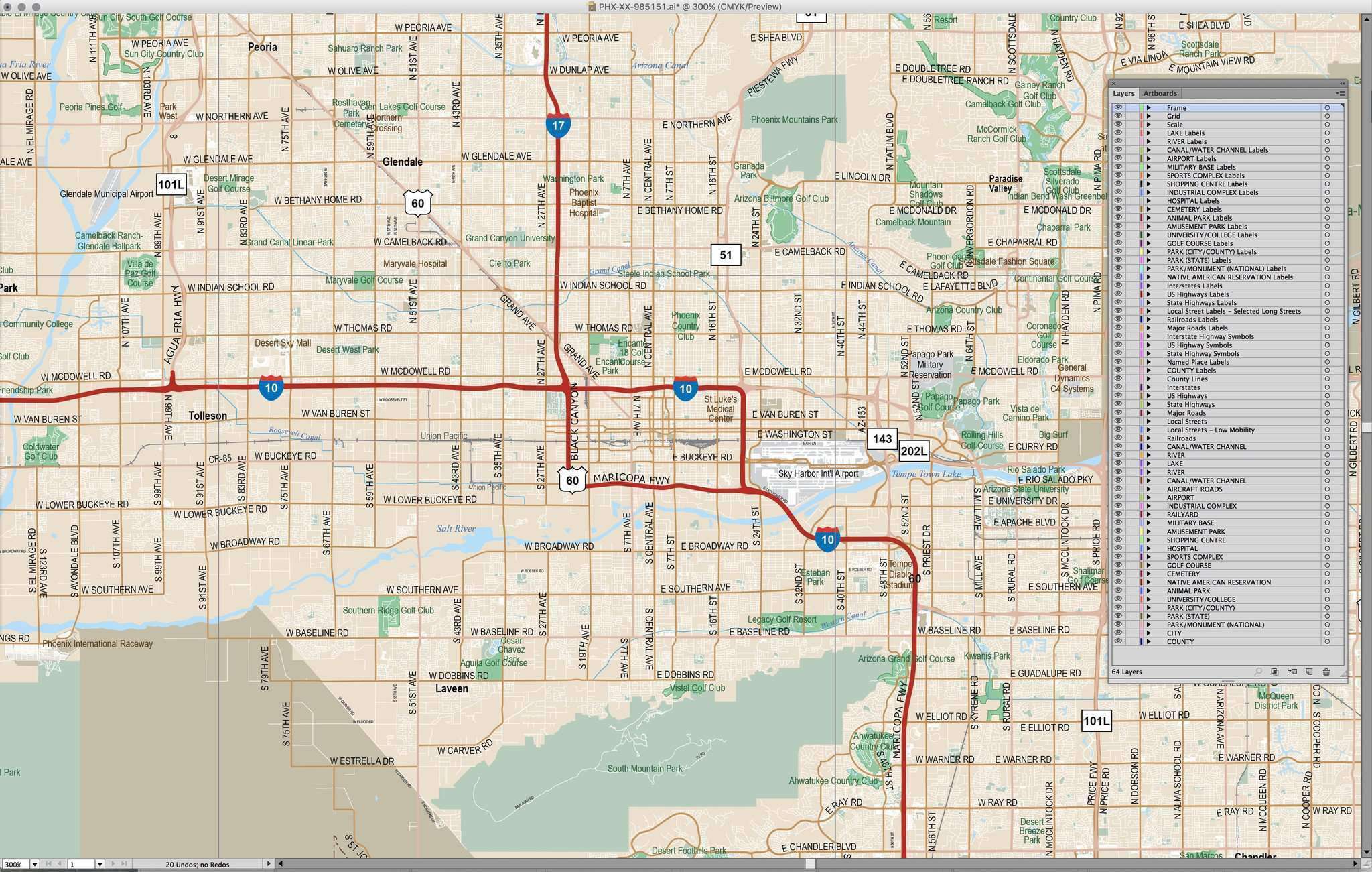 Map Of Phoenix Az - United States Map