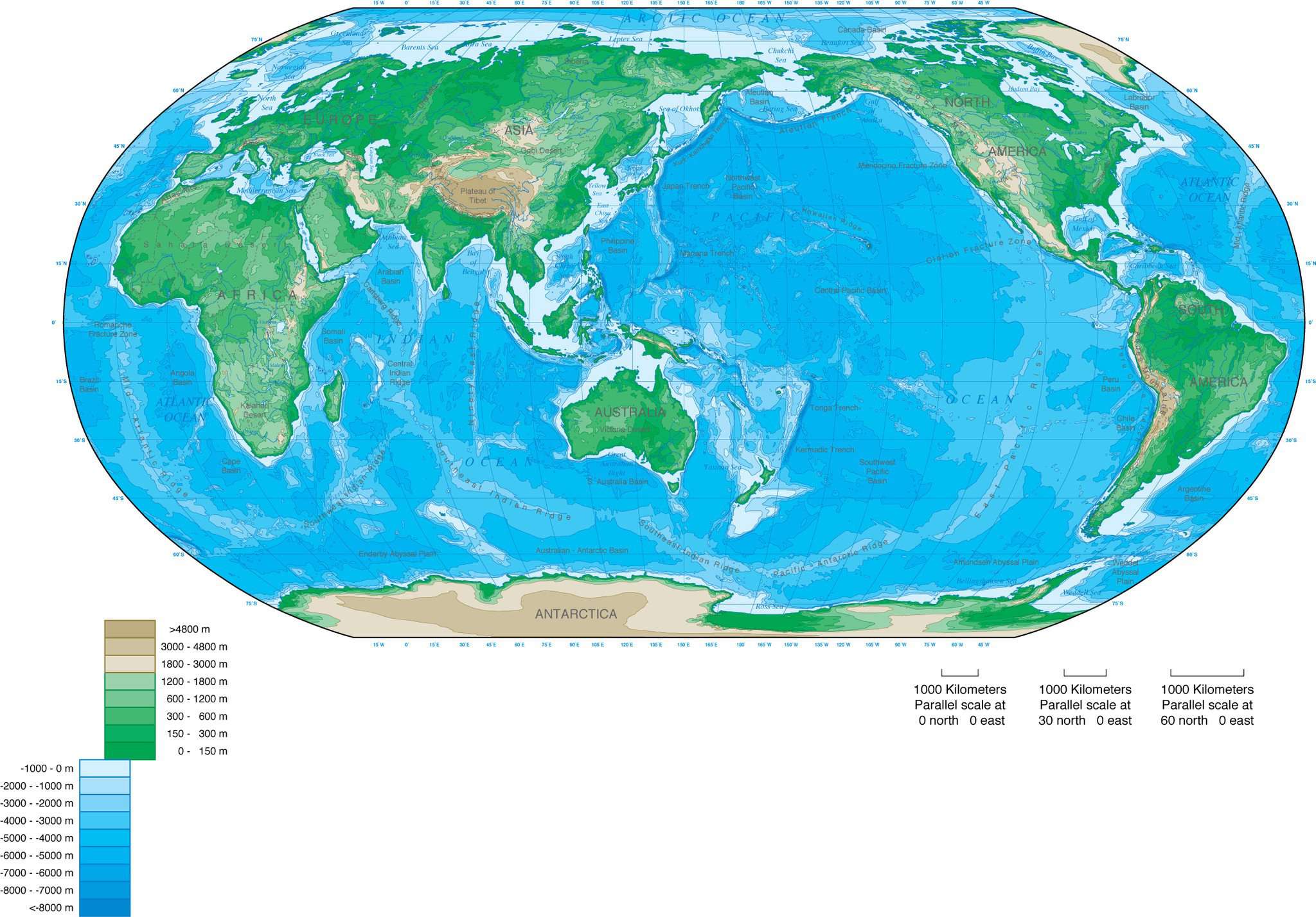 Adobe Illustrator Vector Format World Map With Contours Robinson Projection Asia Centered 1781