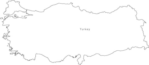 Digital Turkey Map for Adobe Illustrator and PowerPoint/KeyNote