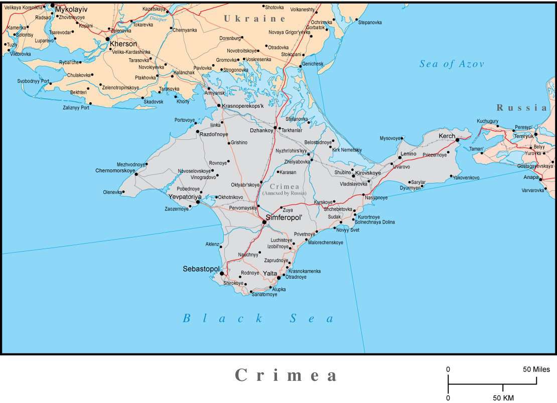 Mapa De Crimea