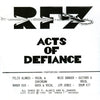RF7- Acts Of Defiance 7” ~REISSUE! - Puke N Vomit - Dead Beat Records