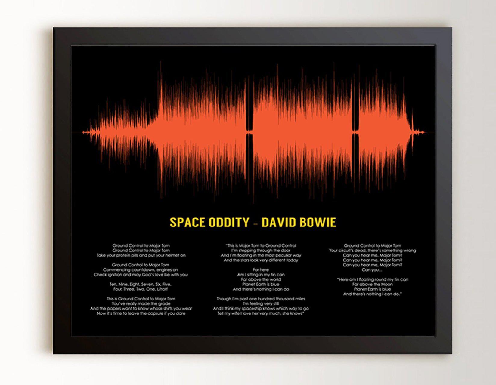 Song Lyric Art Music Room Art Gift For Musicians Artsy Voiceprint