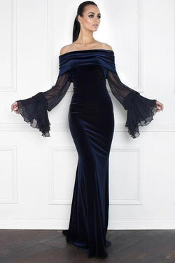 velvet gown dress