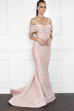beautiful off shoulder gowns