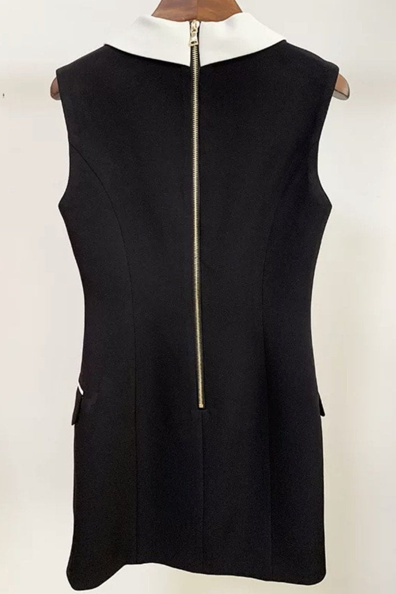 Jessica Bara Maine Sleeveless Double Breasted Blazer Dress – ReveBoutique