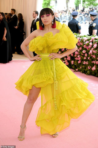 Charli XCX at Met Gala in Jean Paul Gaultier