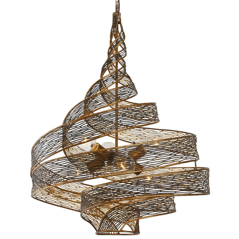 Flow 6 Light Twist Pendant