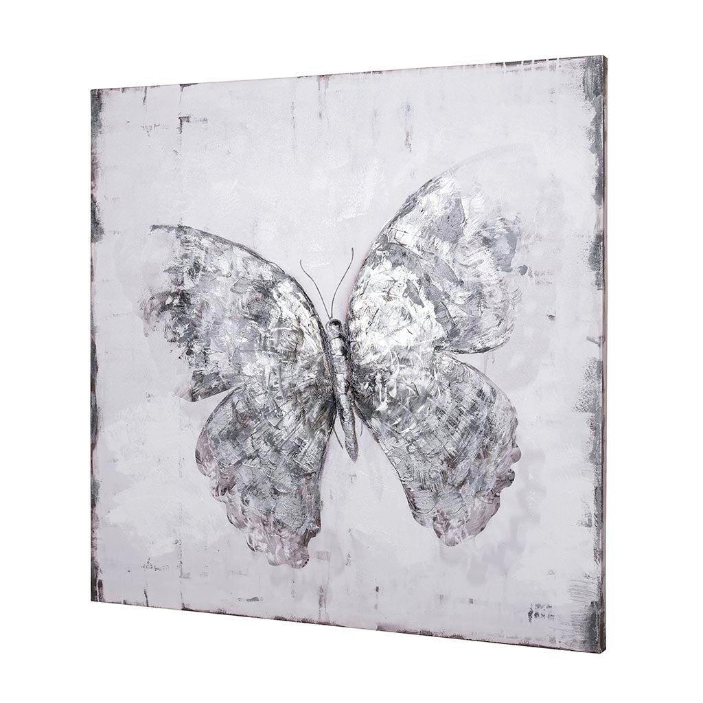 Flutter Black And White Mixed Media Wall Art Varaluz