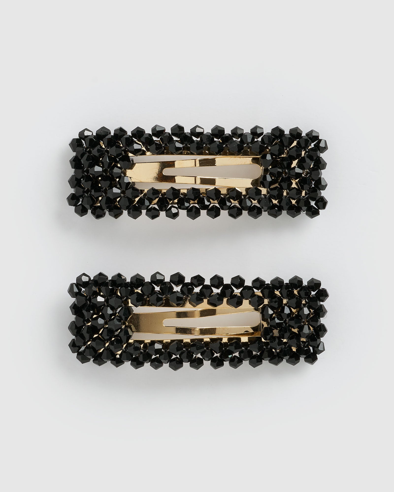 black and gold hair clip