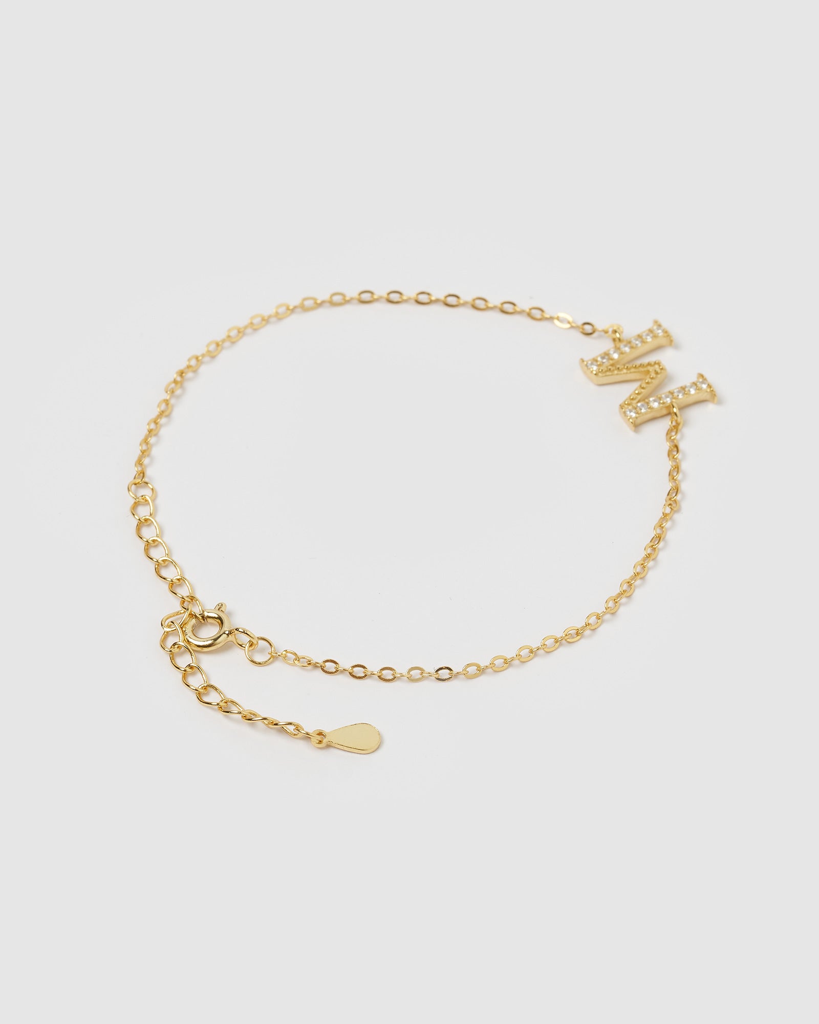 Women's Kidult Bracelet Symbols Letter M 231555M - Crivelli