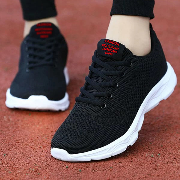 mens black mesh sneakers