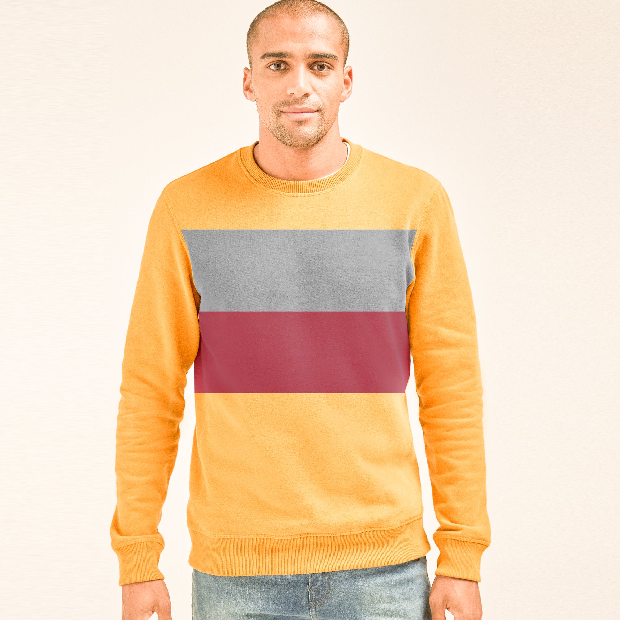 next yellow sweatshirt