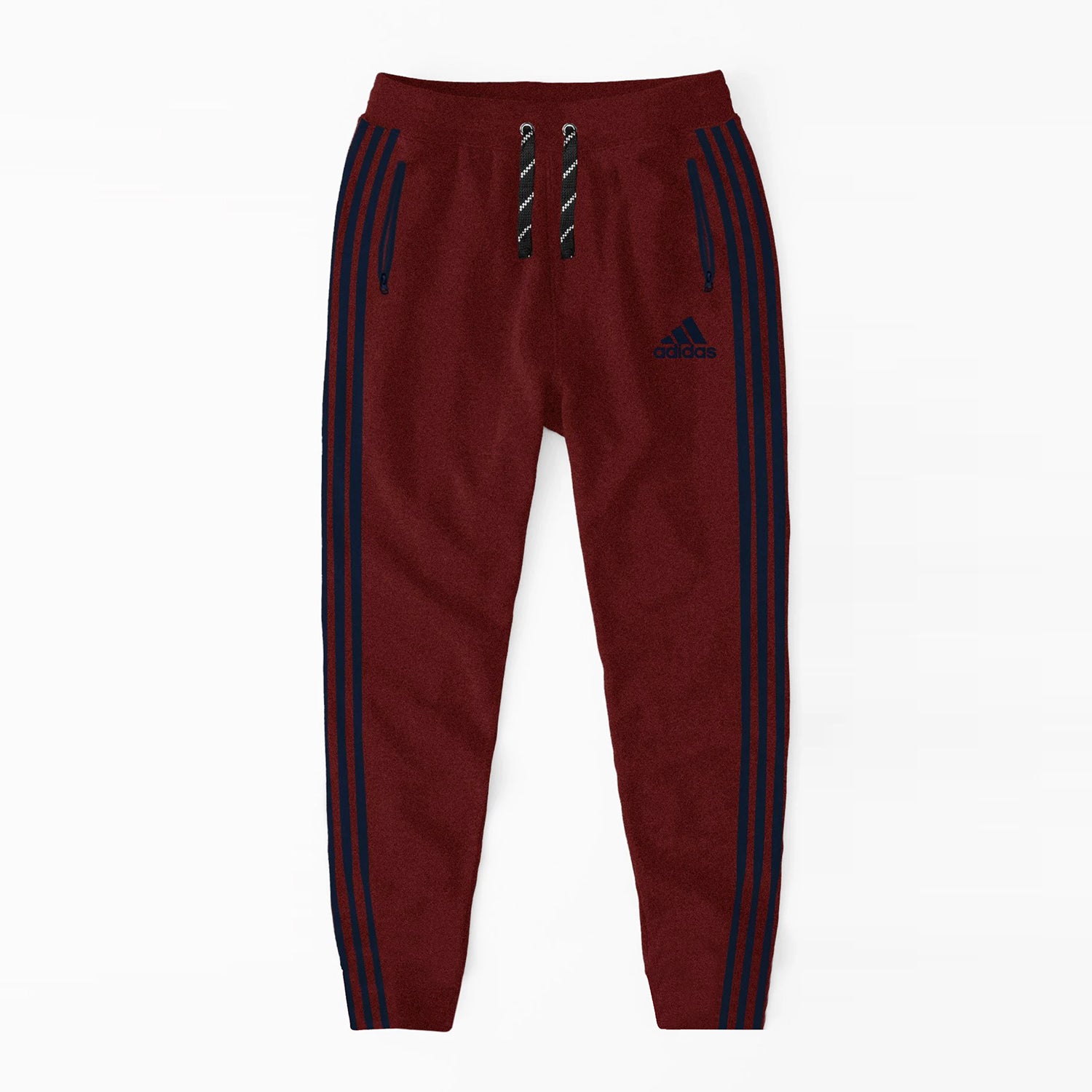 dark red adidas pants