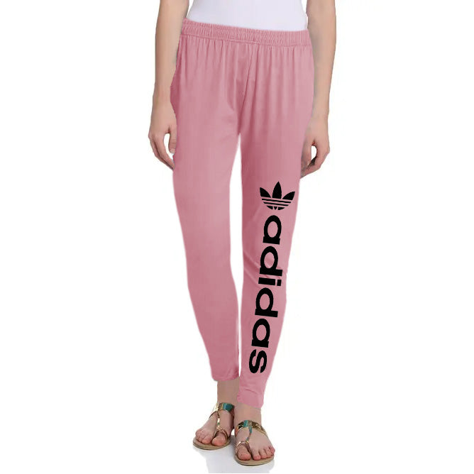 adidas light pink leggings