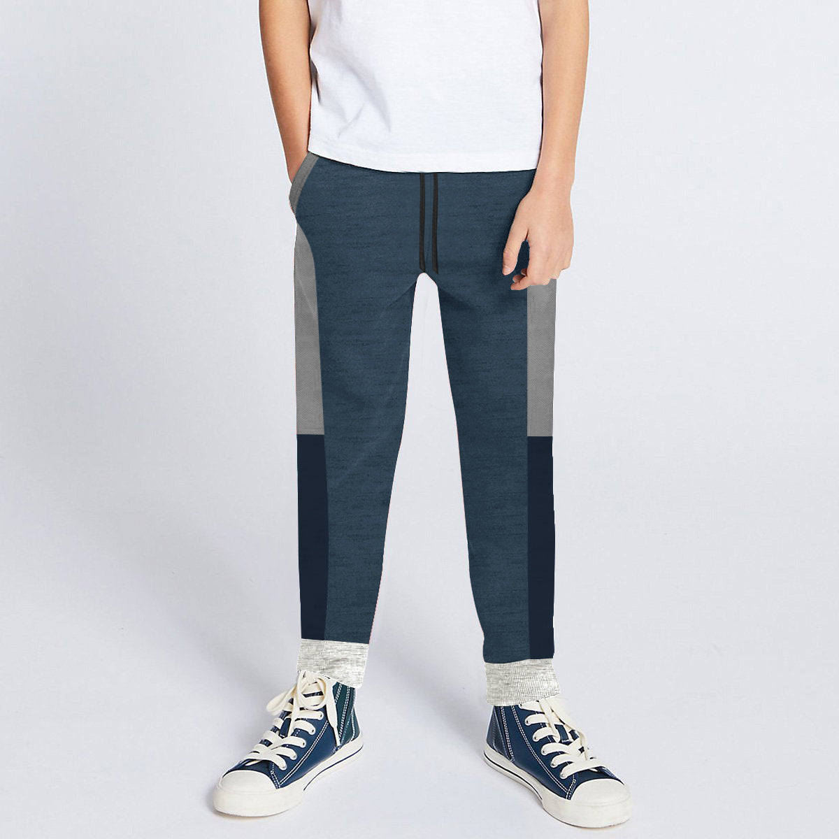 slim fit navy joggers