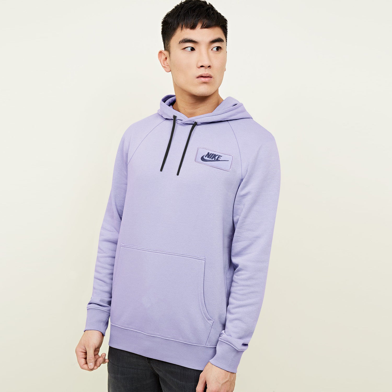 purple pullover hoodie men's