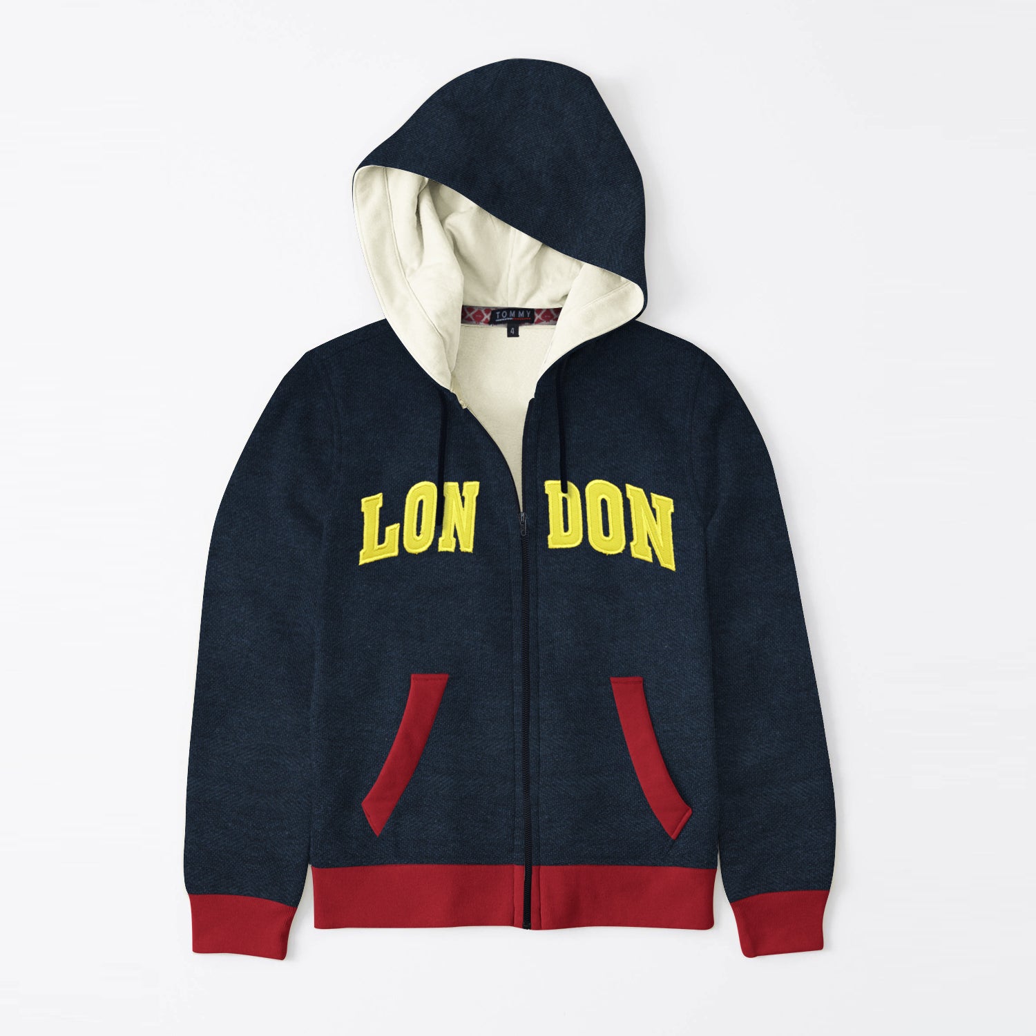 yellow tommy fleece