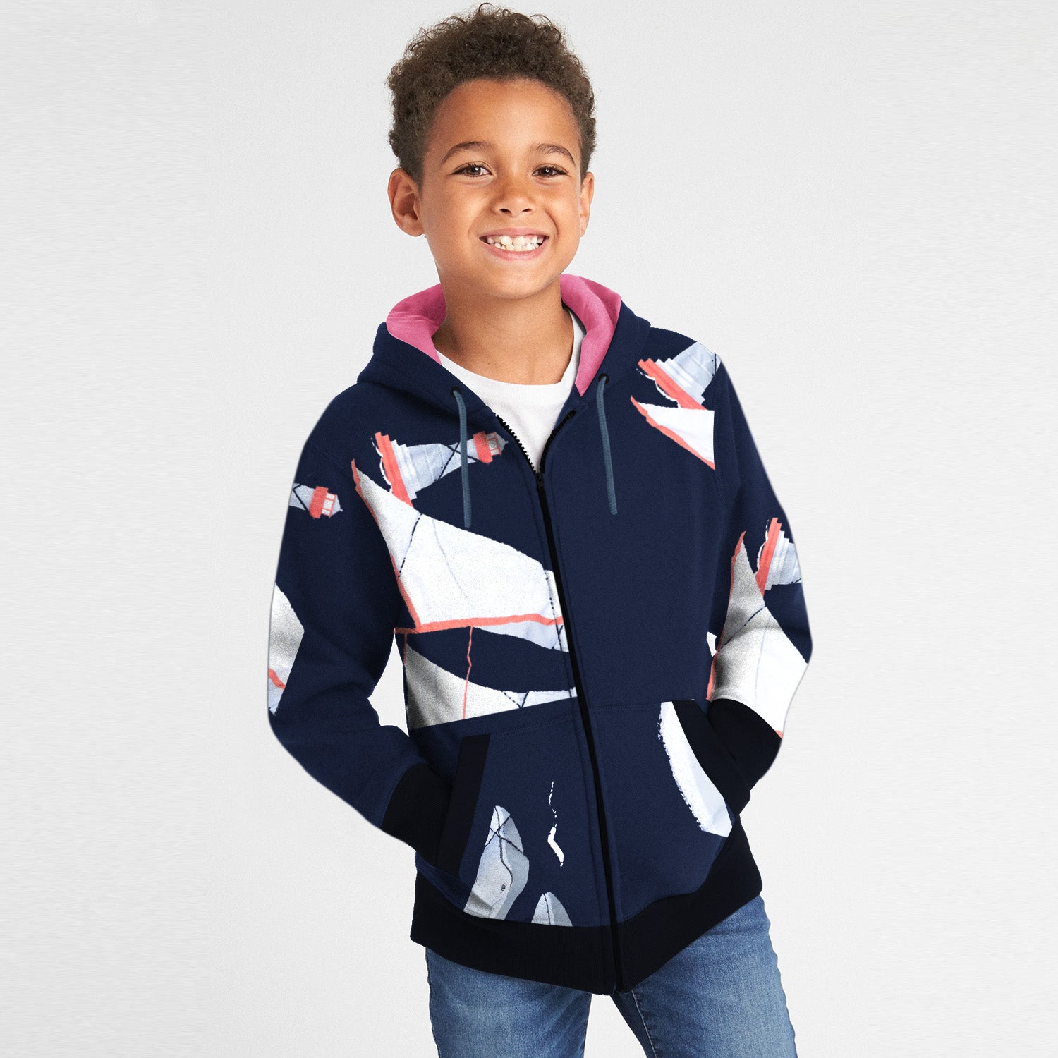 tommy hilfiger all over print hoodie